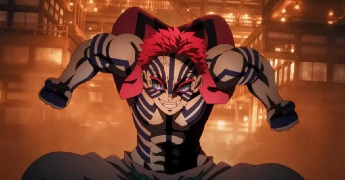 Tanjiro and Akaza Fight Again