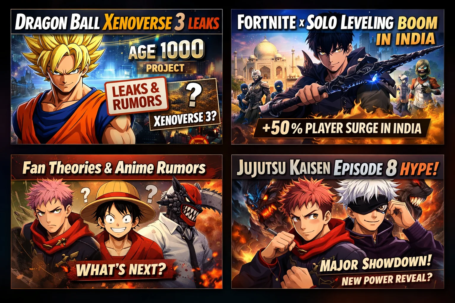 Anime Trends 2026 Report: Dragon Ball Leak, Fortnite Boom & JJK S3 Episode 8