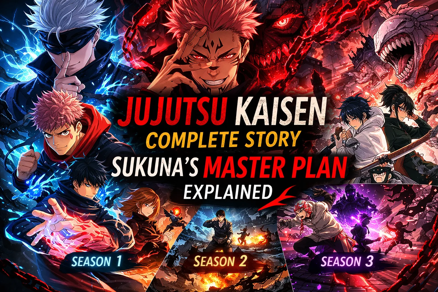Jujutsu Kaisen Complete Story: Sukuna’s Hidden Master Plan Exposed